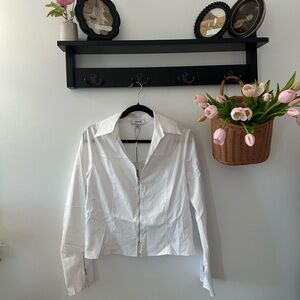 White Zip-Up Jacket